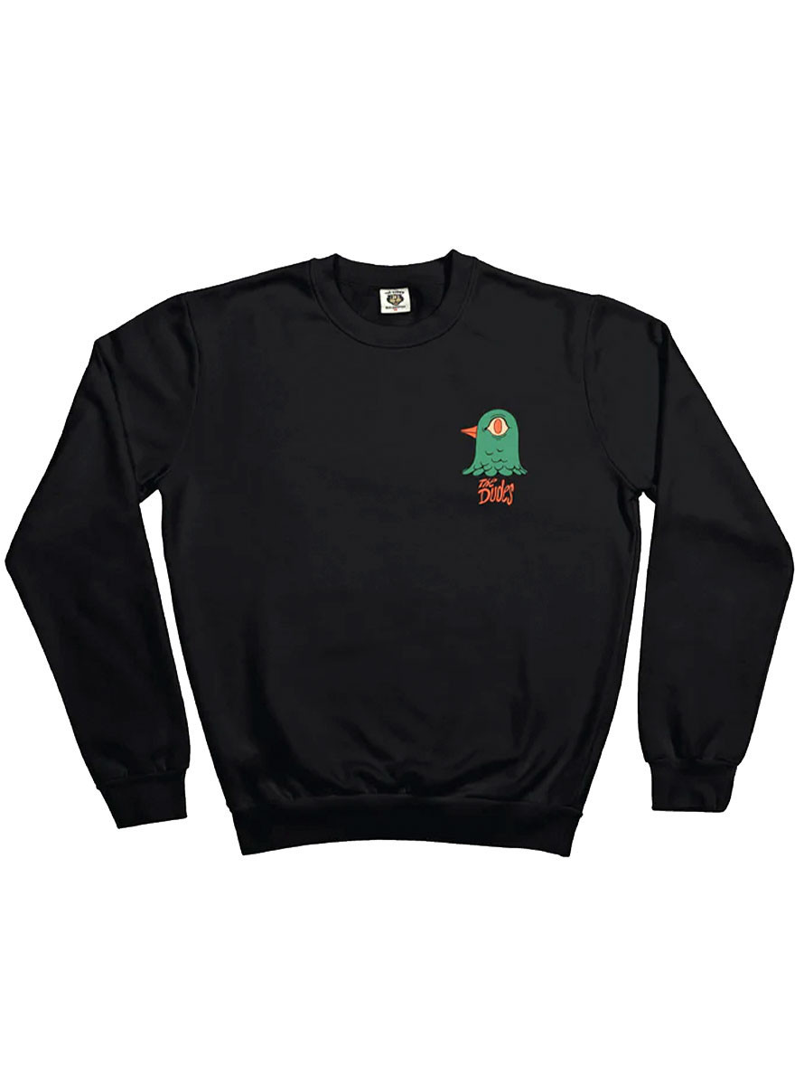 Sudadera THE DUDES BIRD HEAD Classic Sweatshirt Black