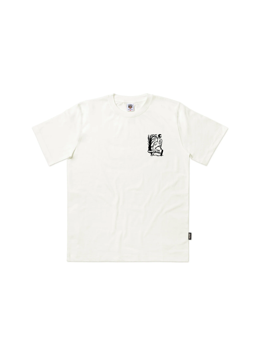 Camiseta THE DUDES GHOST CLIFF SS Off White