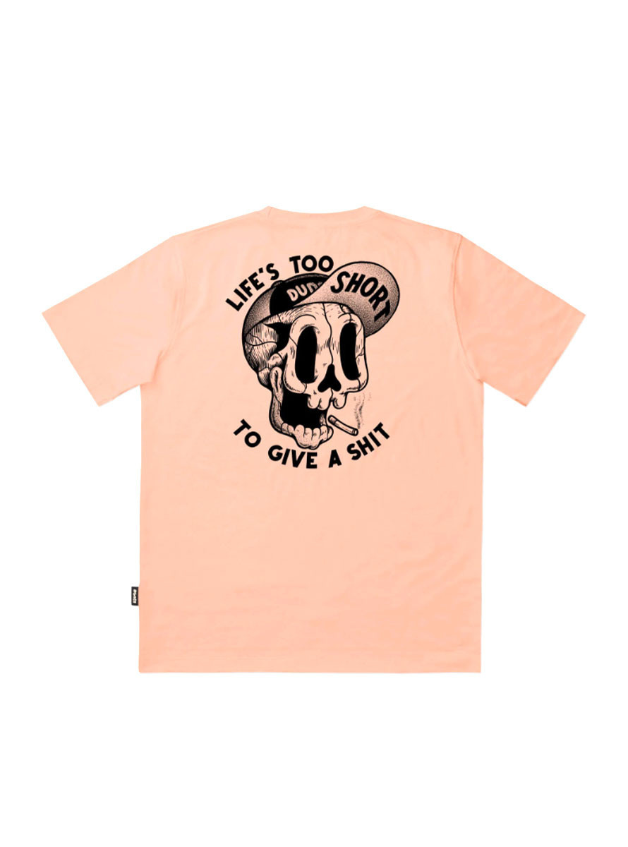 Camiseta THE DUDES Too Short Smokes T-Shirt SS Fraiche Peche