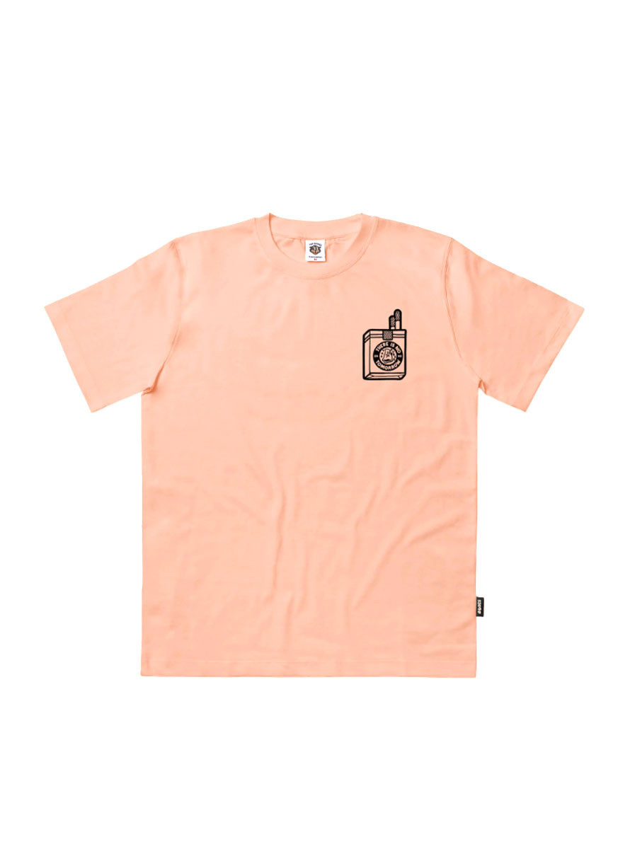 Camiseta THE DUDES Too Short Smokes T-Shirt SS Fraiche Peche