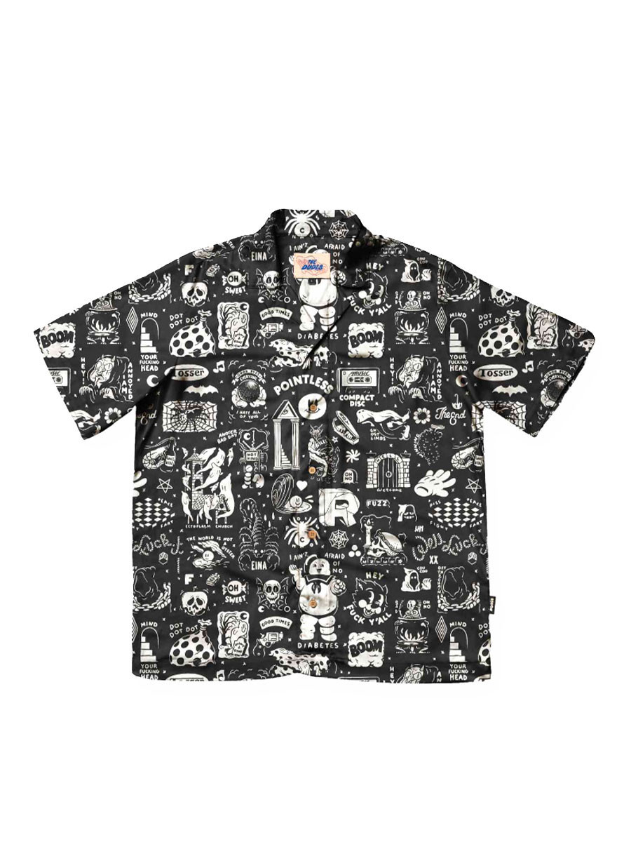 Camisa The Dudes Flash Pattern Hawaiian Shirt SS Multi