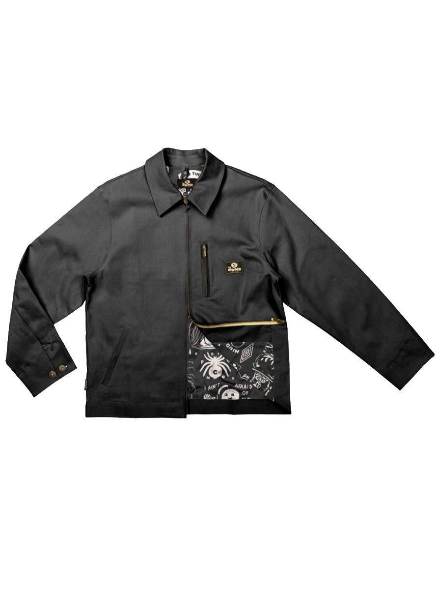 Cazadora The Dudes Flashy Pattern Jacket TOM Classic Black
