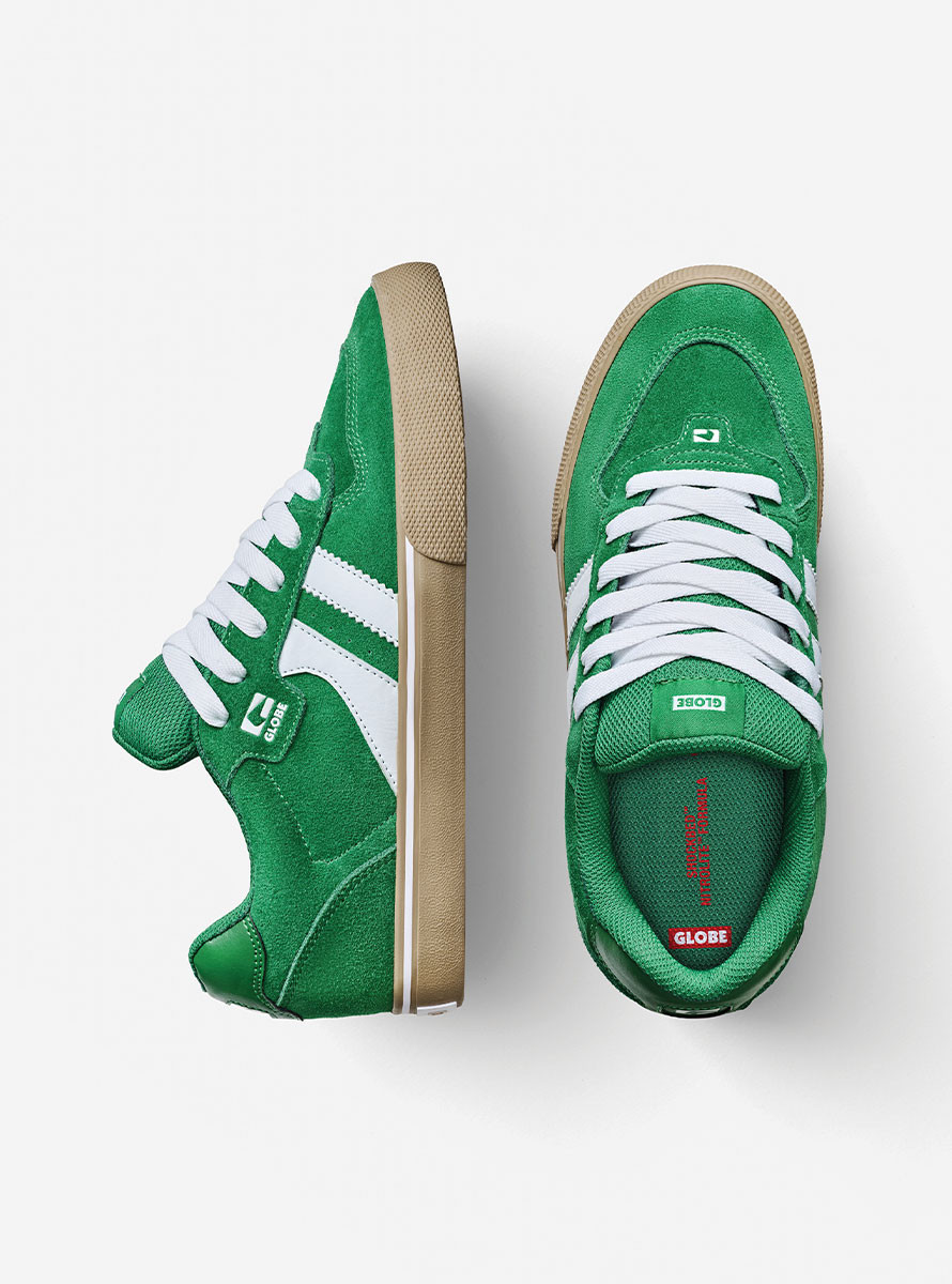 Zapatillas Globe Encore 2  Green White