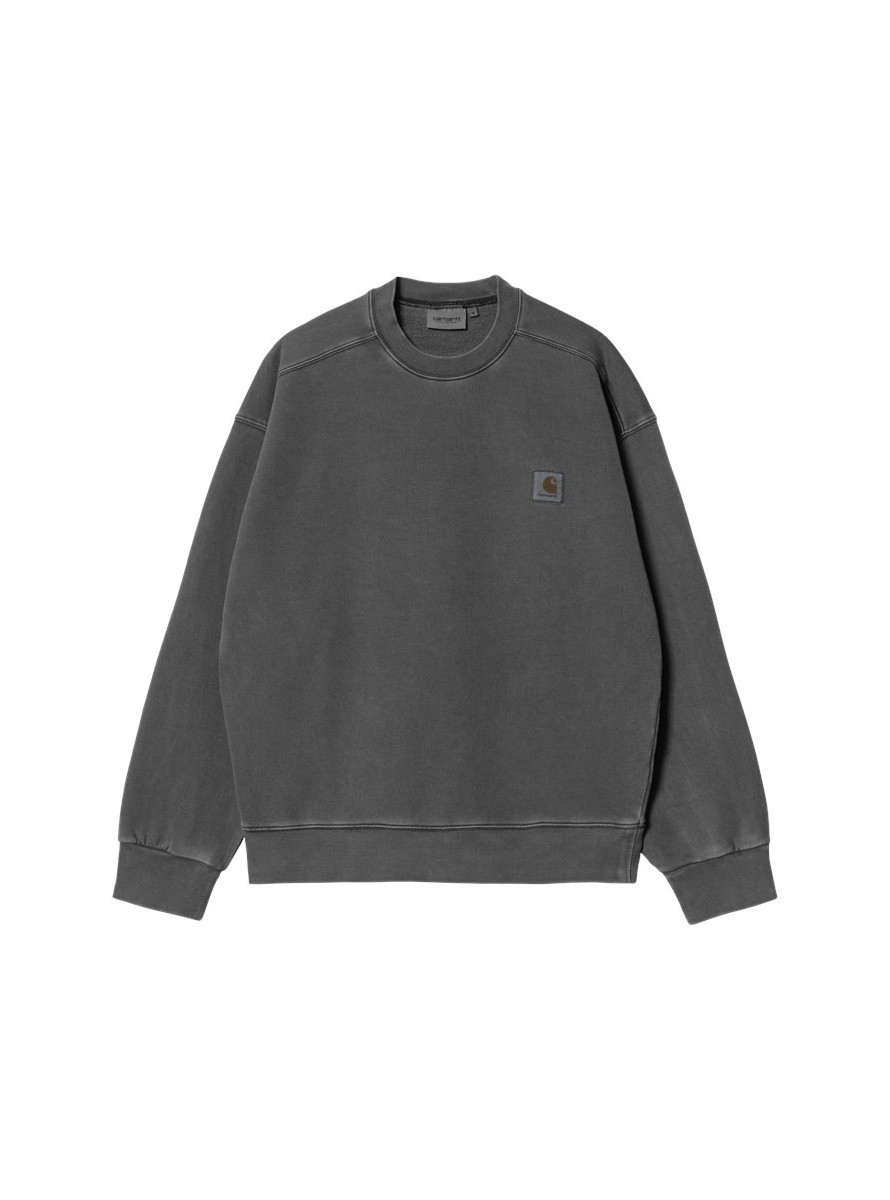 Sudadera Carhartt WIP Nelson Sweat Black Garment Dyed