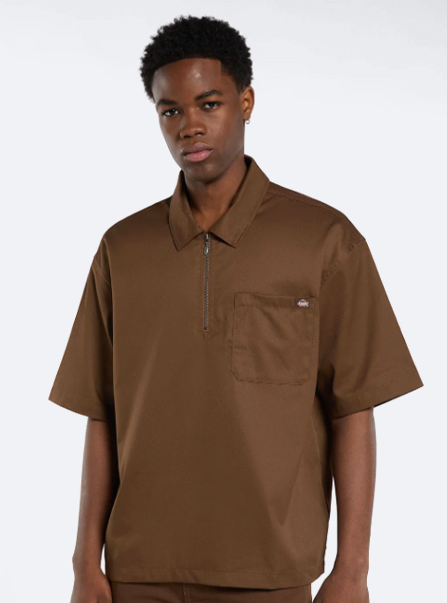 Polo Dickies Cadiz QZ Shirt SS Timber