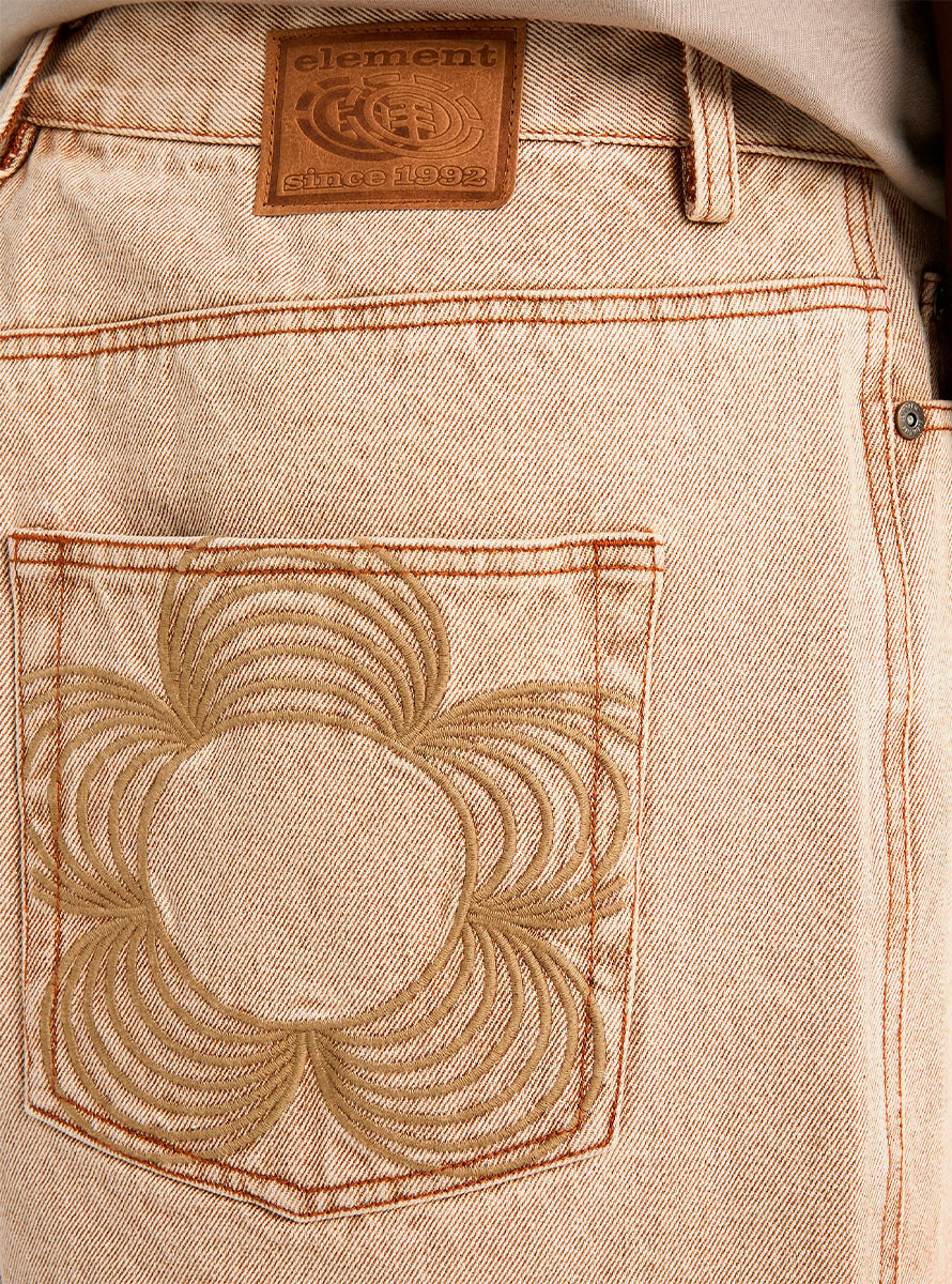 Bermuda Element Eaxe Big 5 Short beige tint wash