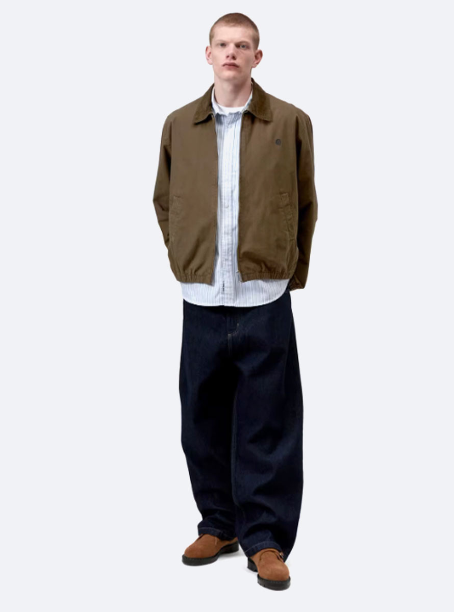 Cazadora Carhartt WIP Madison Ripstop Jacket Dark Beech / Black Garment dyed
