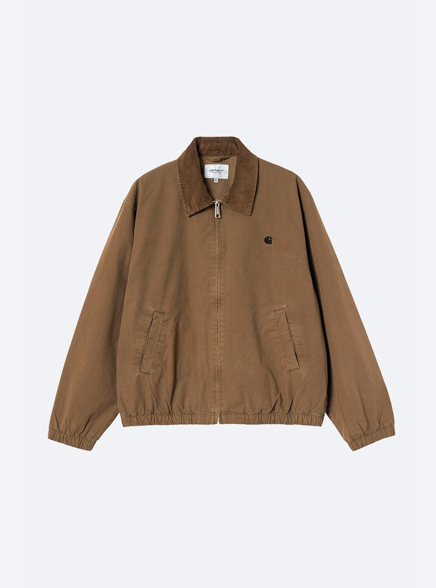 Cazadora Carhartt WIP Madison Ripstop Jacket Dark Beech / Black Garment dyed