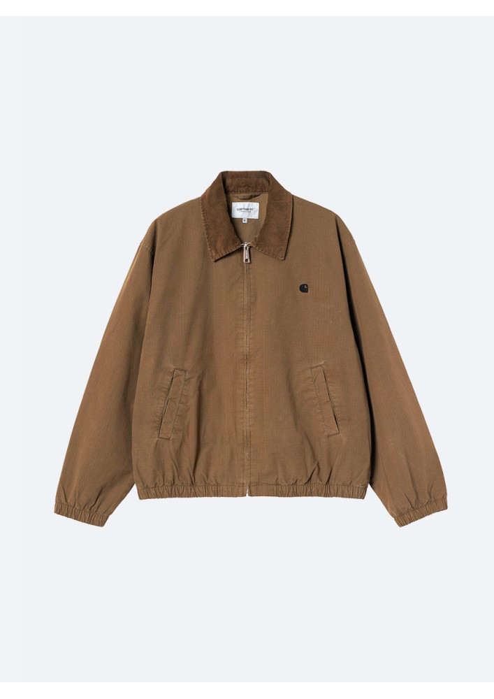 Cazadora Carhartt WIP Madison Ripstop Jacket Dark Beech / Black Garment dyed