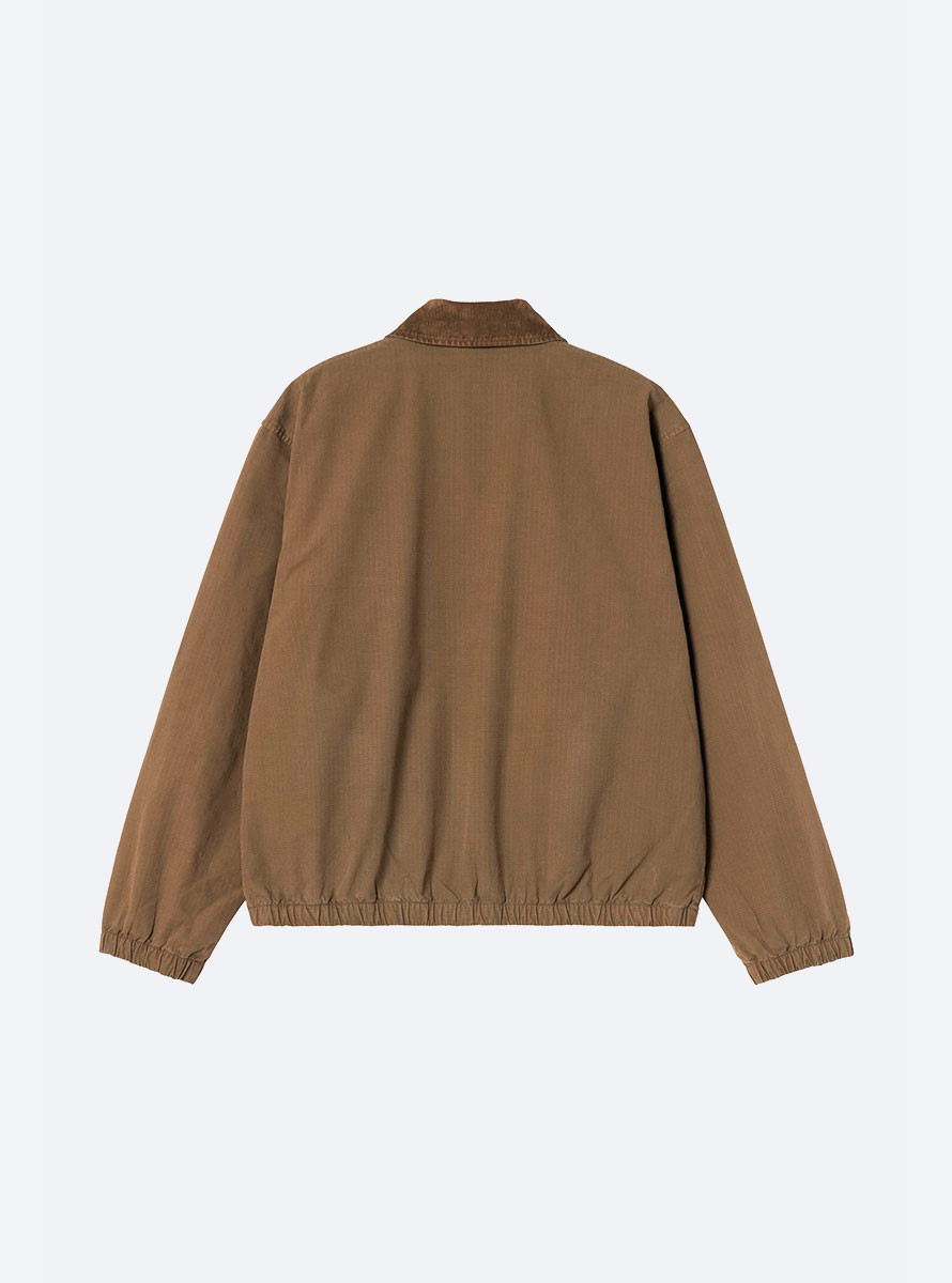 Cazadora Carhartt WIP Madison Ripstop Jacket Dark Beech / Black Garment dyed