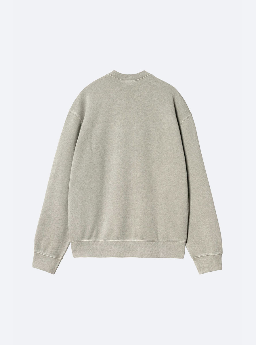 Sudadera Carhartt WIP Caspian Sweat Shady Green Heather Garment Dyed
