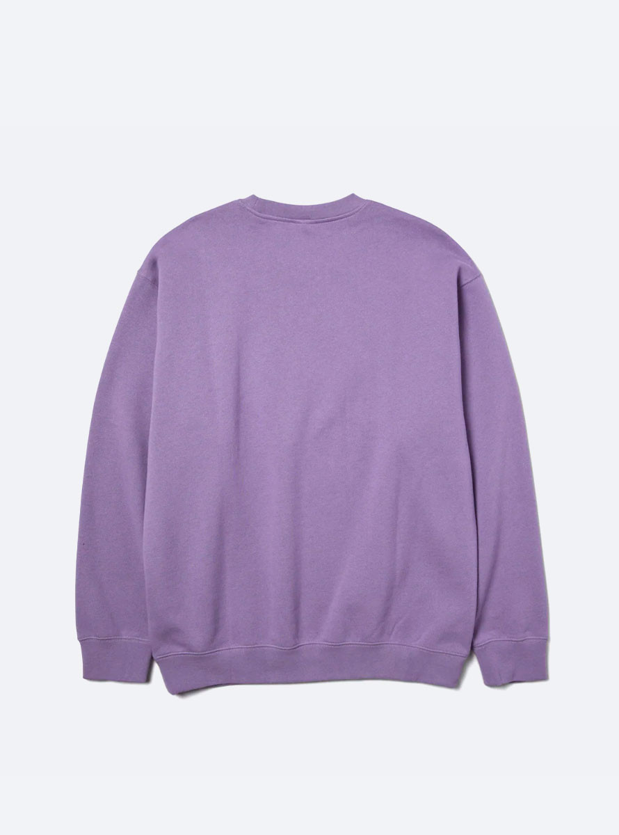 Sudadera HUF Big Block Crewneck Sweatshirt Dust Purple