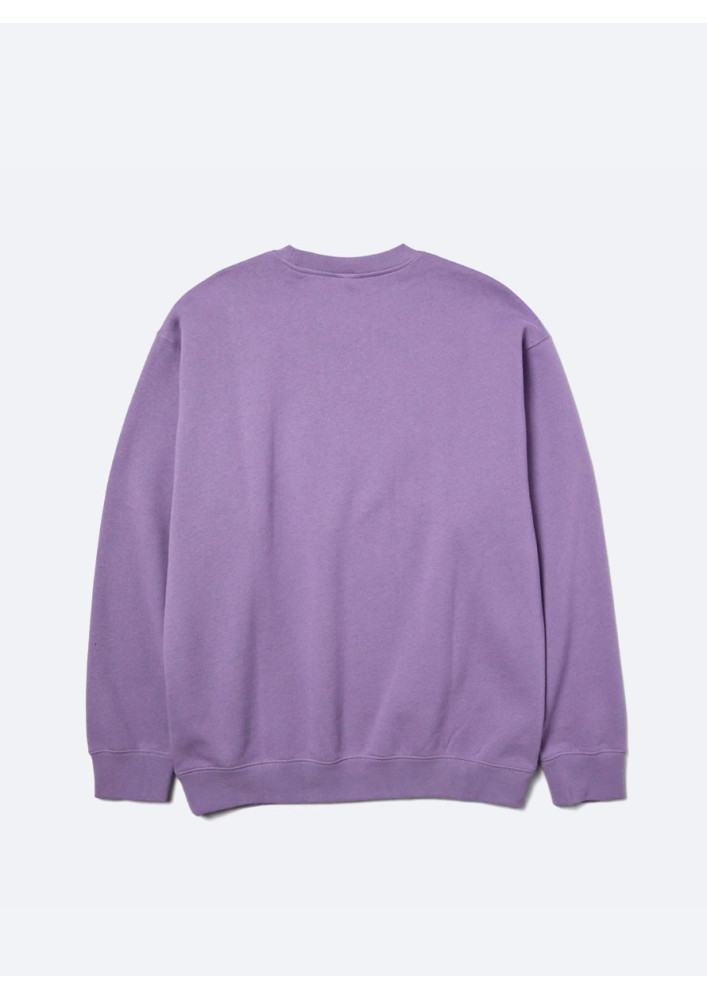 Sudadera HUF Big Block Crewneck Sweatshirt Dust Purple