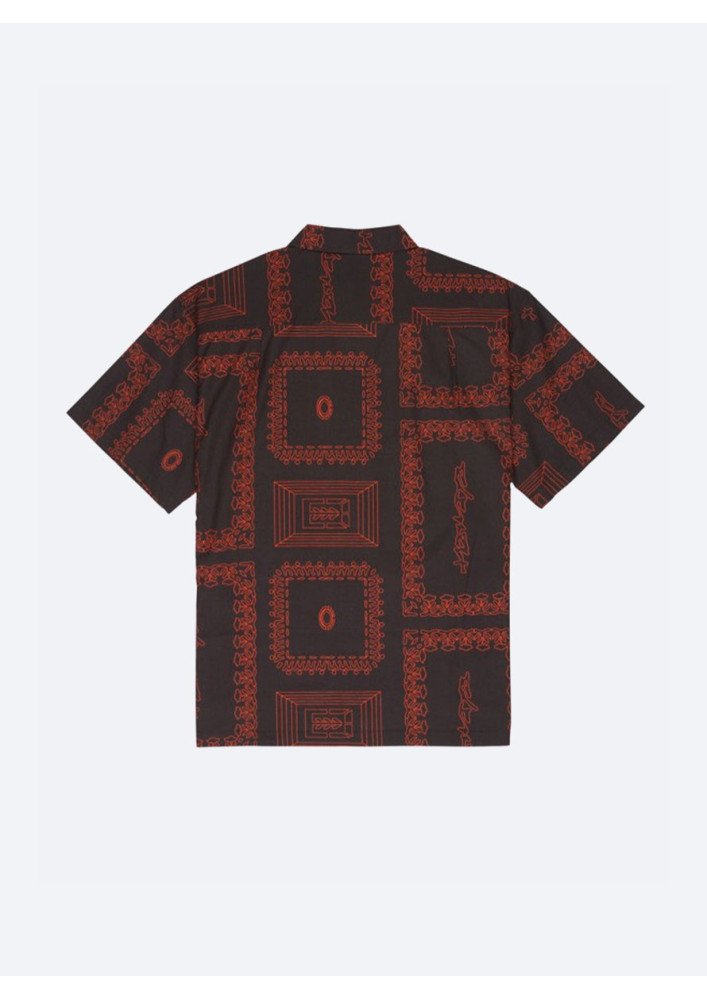 Camisa Element Regular SB Printed SS Black Red