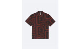 Camisa Element Regular Classic Printed SS Beige