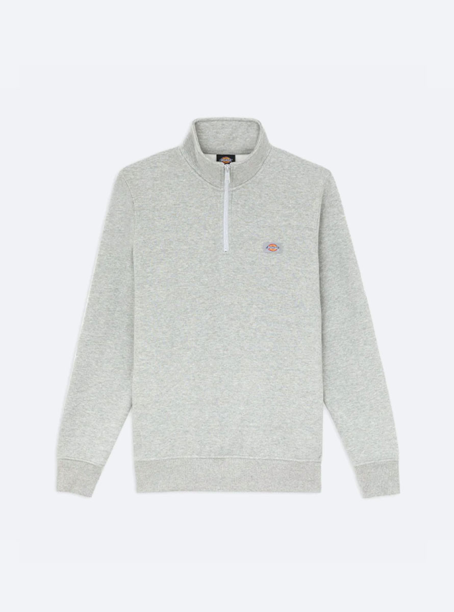 Sudadera Dickies Oakport Quarter Zip Heather Grey