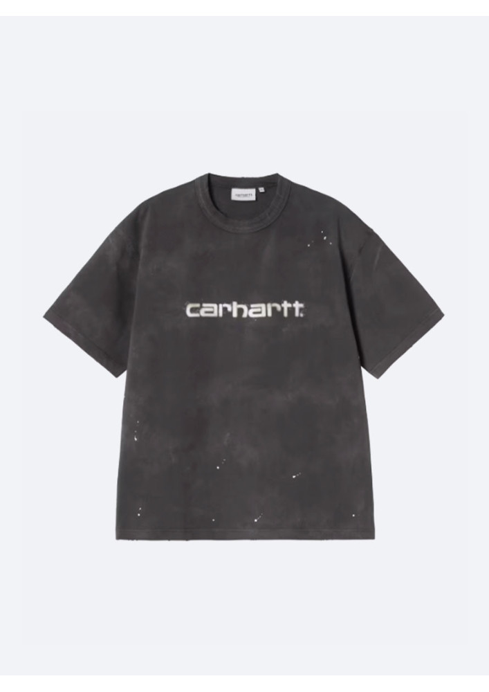 Camiseta Carhartt WIP Painter S/S T-Shirt Black Destroy Wash Splatter