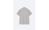 Polo Carhartt WIP Chase Pique Polo SS Grey Heather / Gold