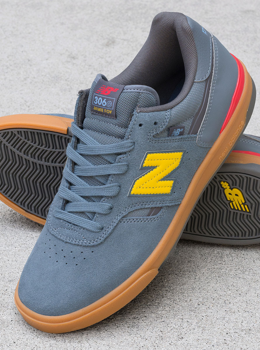 Zapatillas New Balance Numeric Jamie Foy 306 Cupsole SHADOW BLUE MARS YELLOW