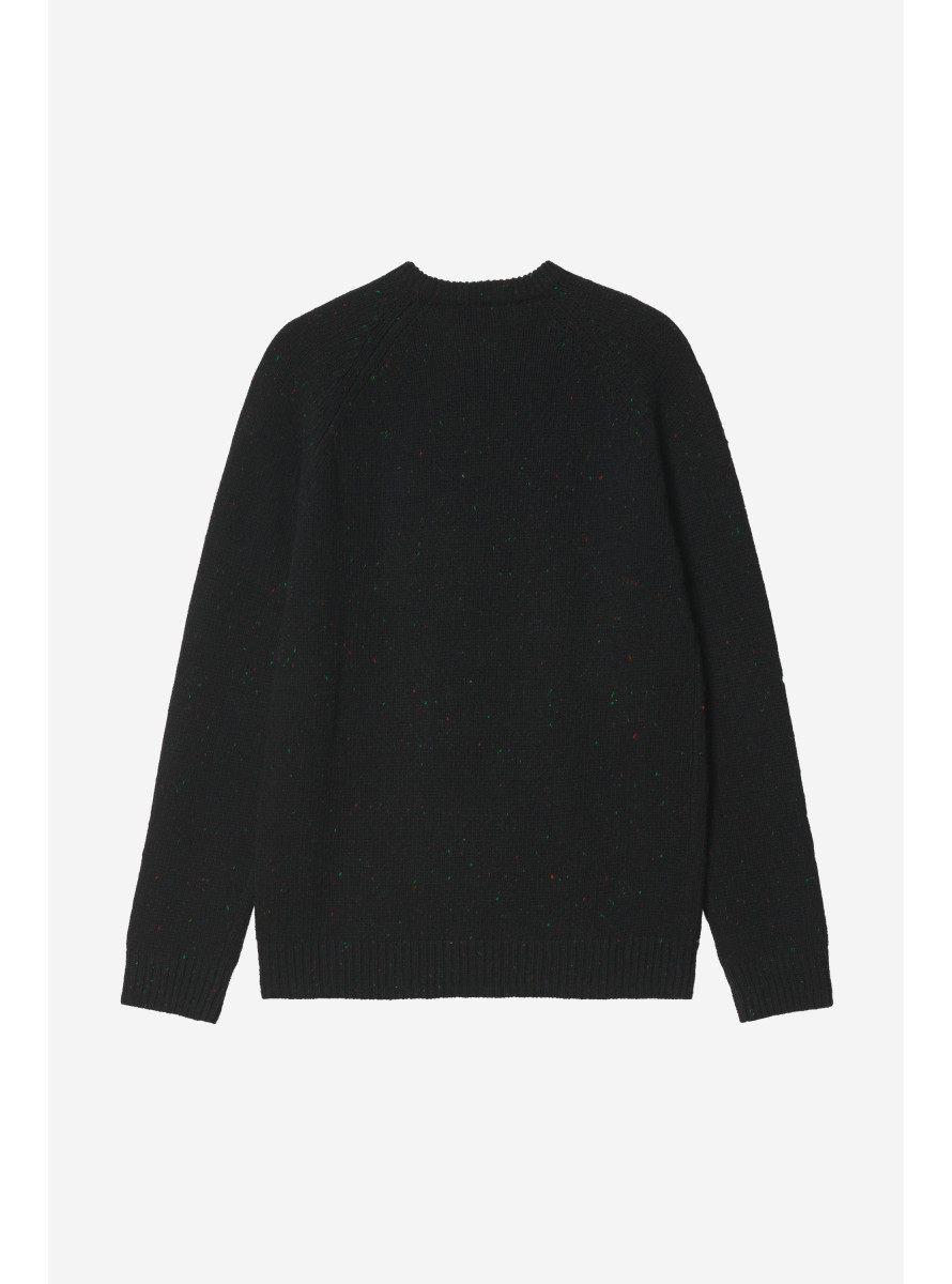 Jersey Carhartt WIP Anglistic Sweater Speckled Black