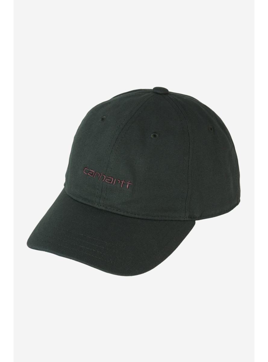 Gorra Carhartt WIP Canvas Script Cap Dark Scarab Palisander