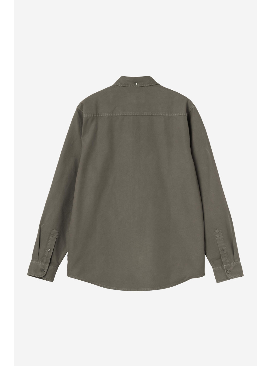Camisa Carhartt WIP Bolton L/S Shirt Shungite Garment Dyed